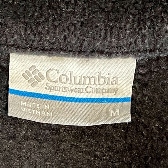 Columbia Black Fleece Vest Excellent Condition Women's Medium Warm - Picture 2 of 6